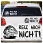 Preview: Reiz mich nicht! Autoaufkleber Schildkröte Turtle Sticker Aufkleber A4274